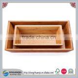 Europe Regional Wood Material Rectangular Food Tray Japanese Wooden Tray thumbnail-1
