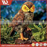 China Manufacturer Art Work Owl Resin Craft Solar Garden Led Park Light thumbnail-2