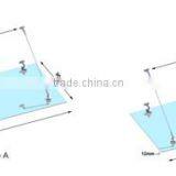 JINXIN Stainless Steel Glass Canopy Front Door Glass Canopy Hardware thumbnail-5