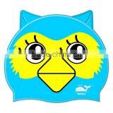 Custom Waterproof Silicone Cartoon Swimming Cap for Kids thumbnail-3