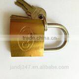 Heavy High Quality Brass Padlock and Key thumbnail-3