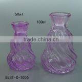 Hot Selling Wholesale 50ml 100ml Empty Pink Decorative Glass Bottle Reed Diffuser Stopper Cosmetic Packaging Free Sample thumbnail-5