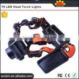 OEM T6 LED 1200Lm 3 Mode Rechargeable Hunting Headlight High Power Headlamp thumbnail-3