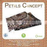 Canvas Shopping Bag With Bamboo Straight Handle - Allover Animal Print thumbnail-6