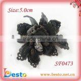 2013 Popular New Style Handmade Plastic Flower With Rhinestones for Shoes Accessory thumbnail-1