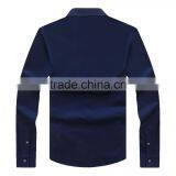 Mens Long Sleeve Hign Design Class Fashion Cotton Polo t Shirt thumbnail-2