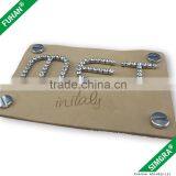 Supply Old Fashion Leather Label With Embossed Logo thumbnail-5