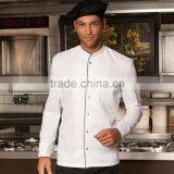 2017 New Design Slim Fitted Pizza Shop Chef Coat