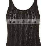 Hot Ladies Fringed Vest O-neck Summer Sleeveless Blouse Women Casual Loose Top thumbnail-2