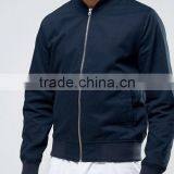 2017 Xinlan Manufacturer High Quality New Design Durable 100% Cotton Canvas Navy Rib Cuffs Running Casual Men Jumper Jacket thumbnail-3