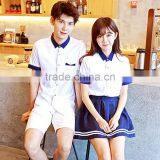 Unisex Design Korean High School Uniforms White Shirt thumbnail-3