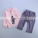 Unique Cheap Bulk Wholesale Children's Clothing Set Authentic Designer Wholesale Clothing Images of Western Tops and Pants thumbnail-2