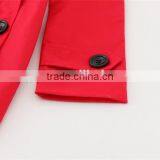 MGOO New Arrival Stock Three Colors Korea Design Children Trench Coat Girl Winter Fashion Outwear thumbnail-3