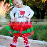 Lovely Girls Christmas Wear TuTu Dresses Red Pettiskirts Tulle Dress thumbnail-6