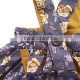 Boutique Summer Long Sleeve 2 Pieces Outfits Ruffle Vintage Dress Girl Clothes Set thumbnail-5