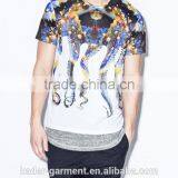 Octopus Sublimation T Shirt Customize 100% Polyester Sublimation T Shirts thumbnail-3