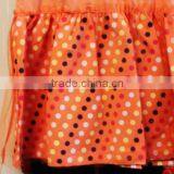 Summer New Style Baby Girl Short Sleeve Dress Set Orange Casual Dress With Bow-knot TP-7957 thumbnail-3