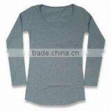 Men's Long Sleeves T-shirt, Made of 100% Cotton, Available in Single Color thumbnail-1