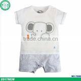 Wholesale Summer Combed Cotton High Quality Low Price Baby Romper Children Clothing Set thumbnail-2