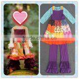 Easter Day New Arrival! Girls Holiday Remake Ruffle Outfits Baby Girl Outfit Kids Clothing Baby Girl Cute Spring Outfits thumbnail-1