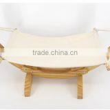 Wooden Cat Hammock With Cushion Soft Pet Bed Durable thumbnail-6