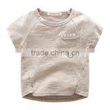 Short Sleeve Wholesale Bamboo Cotton Kids t Shirt for Cute Boy thumbnail-6
