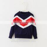 Children Latest Color Patchwork Baby Boy Sweater Designs thumbnail-3