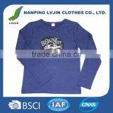 Custom Printed Boys Shirt Long Sleeves Kids t Shirt Cheap t Shirt 100% Cotton 2-7 Year Old thumbnail-1