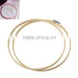 Cross Stitch Supplies Circle Round Natural Bamboo Wholesale Embroidery Hoops thumbnail-2