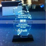 Crystal Qatar Map Trophy thumbnail-1