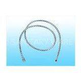 Double Lock Stainless Braided Shower Hose , Corrugated Bathroom Hose