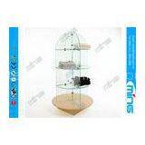 Retail Shop ECO Glass Display Counter With 30 Inch Diameter , Bullet Style thumbnail-1