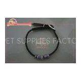 Soft Sheep Skin Leather Flexible Dog Collar Diy Colorful Beads Fit Over Braid For Poodle / Pug thumbnail-1