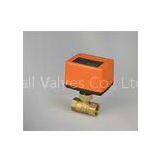 2 Way Mini Motorized Ball Valve , Motor Driven Ball Valve 1/2\