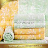 Gaoyang Hebei Made in China Super Size Custom Soft Jacquard Yarn Dyed Bamboo Towel Bath 90*180cm thumbnail-1