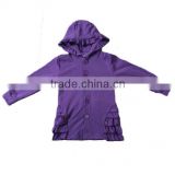 Children's long sleeve wholesale coat girl's baby autumn boutique jacket hooded coat