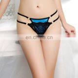 Factory Price Sexy Open Crotch Thong Panties Mature Women Lace G-String Underwear thumbnail-4