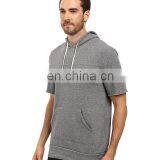 Custom Your Own Hot Selling Pullover Hoodie Shirt,short Sleeve Hoodie t Shirt thumbnail-2