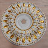 Polyurethane PU Ornaments LED ceiling light lamp decoration  exterior cornice