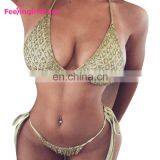 High Quality Sequin Women Sexy Thong Imported Brazilian Bikinis thumbnail-3