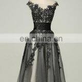 Grace Karin Cap Sleeve Gray Elegant Short Prom Dress CL007581 thumbnail-4