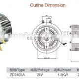 ZD2409 Jinle Brand Hydraulic 24V 900W DC Motor thumbnail-2