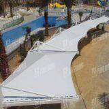 Water-Proof Pvdf Tensile Landscape Tent Membrane Structure Hotel Tent For Resort thumbnail-2