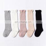 New Spring and Autumn Baby High Lace Stockings, Girls' Solid Color Combed Cotton Loose Mouth Children thumbnail-1