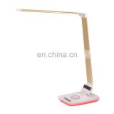 MESUN Contemporary Neon Gold Office Study Smart Cordless Table Led Lamp With USB Port