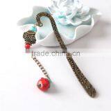 Baroque Ceramic Flower Pearl Hair Jewelry, Butterfly Headband thumbnail-6
