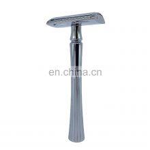 Mens Black Metal Stainless Steel Double Edge Shaving Safety Razor thumbnail-3