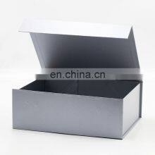 Stock Ready Metallic Silver Custom Logo Printing Gift Present Box Wholesale thumbnail-4