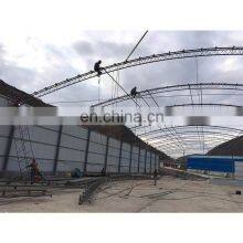 Arched Roof Design Prefabricated Light Weight Steel Structure for Coal Storage Building Construction thumbnail-3