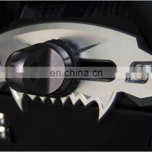 J071 Universal Beast Front Bumper Aluminum 4x4 Hawse Fairlead Synthetic Winch for SUV Wrangler Rubicon Sahara Sport JK JKU Car A thumbnail-4